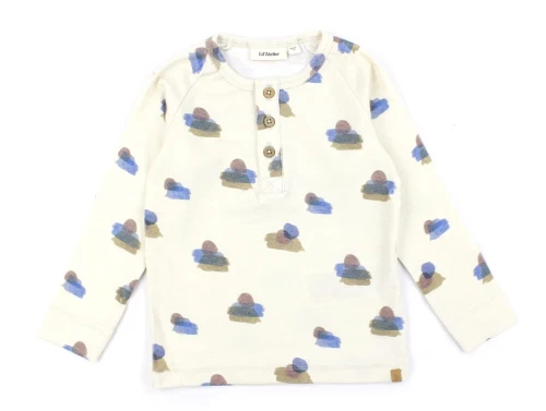 Lil Atelier turtledove print top